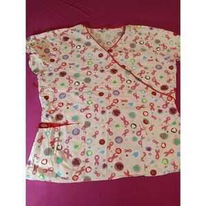 "Dickies" Scrubs Top - Size: L    (0630)